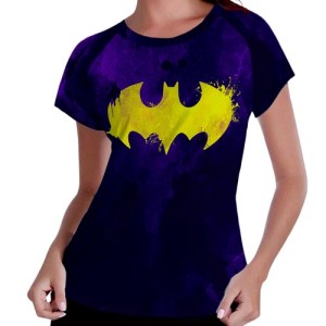 Camiseta Feminina - Raglan - Batgirl - Mod.01